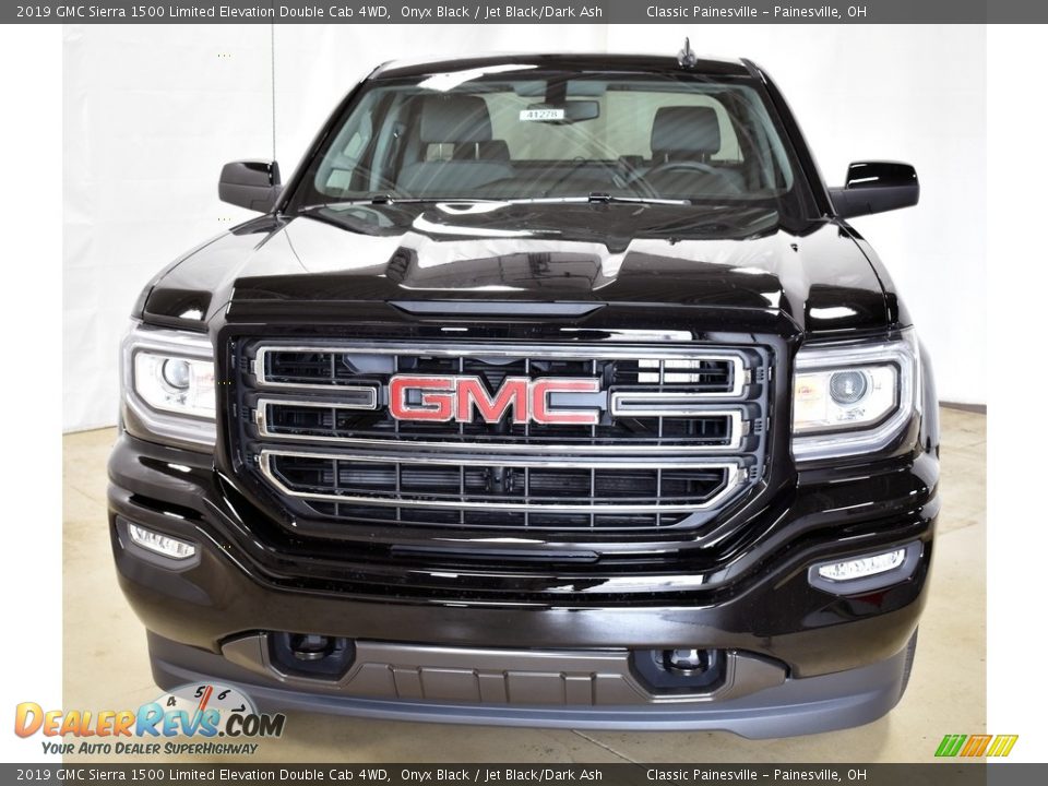 2019 GMC Sierra 1500 Limited Elevation Double Cab 4WD Onyx Black / Jet Black/Dark Ash Photo #4