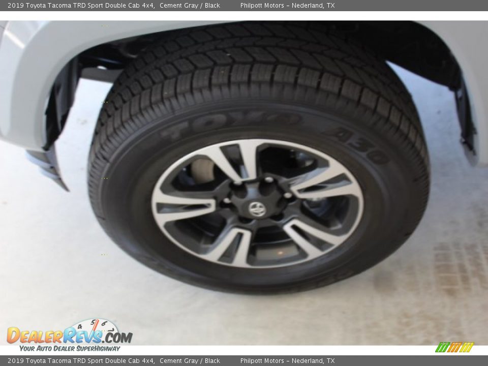 2019 Toyota Tacoma TRD Sport Double Cab 4x4 Cement Gray / Black Photo #6