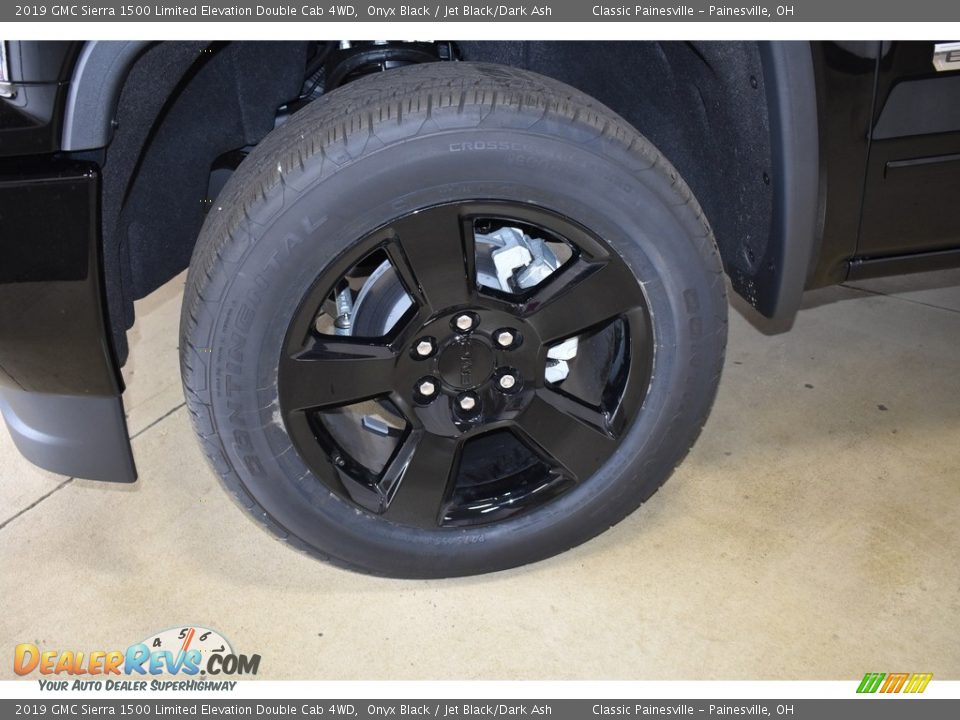 2019 GMC Sierra 1500 Limited Elevation Double Cab 4WD Onyx Black / Jet Black/Dark Ash Photo #5