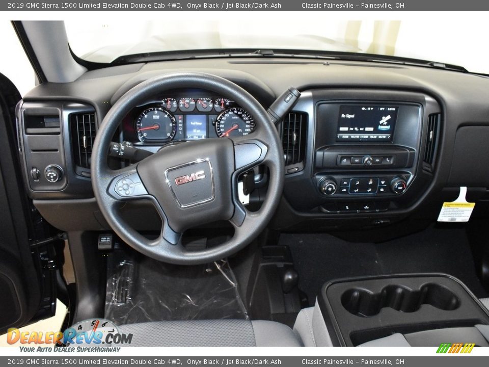 2019 GMC Sierra 1500 Limited Elevation Double Cab 4WD Onyx Black / Jet Black/Dark Ash Photo #8