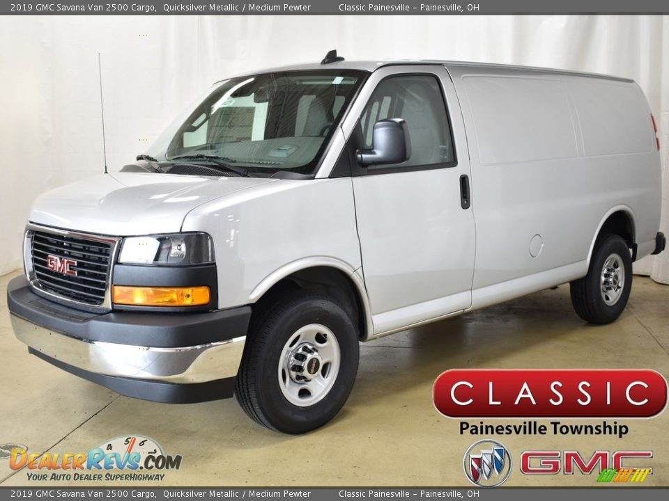 2019 GMC Savana Van 2500 Cargo Quicksilver Metallic / Medium Pewter Photo #1