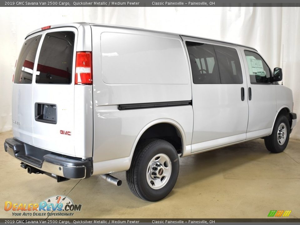 2019 GMC Savana Van 2500 Cargo Quicksilver Metallic / Medium Pewter Photo #2