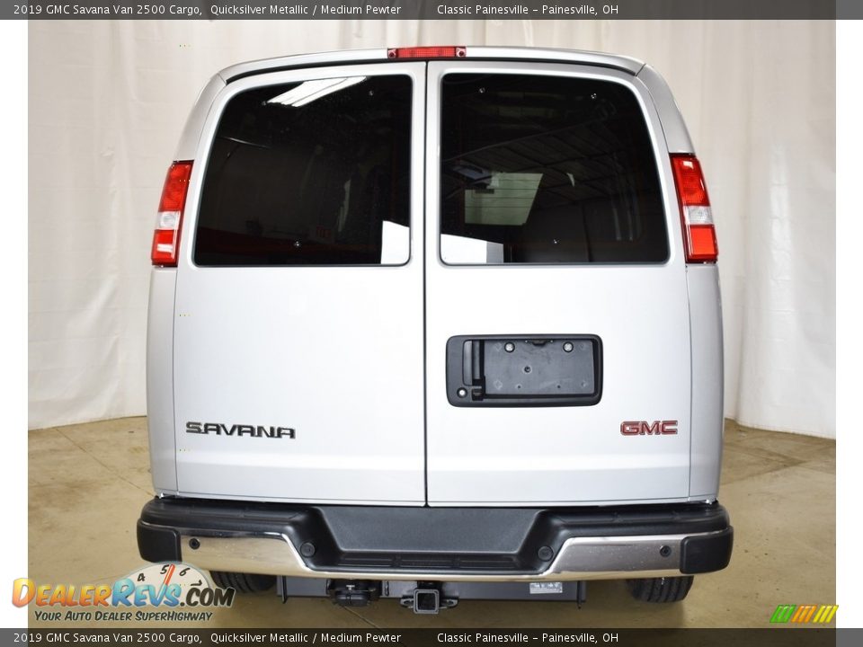 2019 GMC Savana Van 2500 Cargo Quicksilver Metallic / Medium Pewter Photo #3