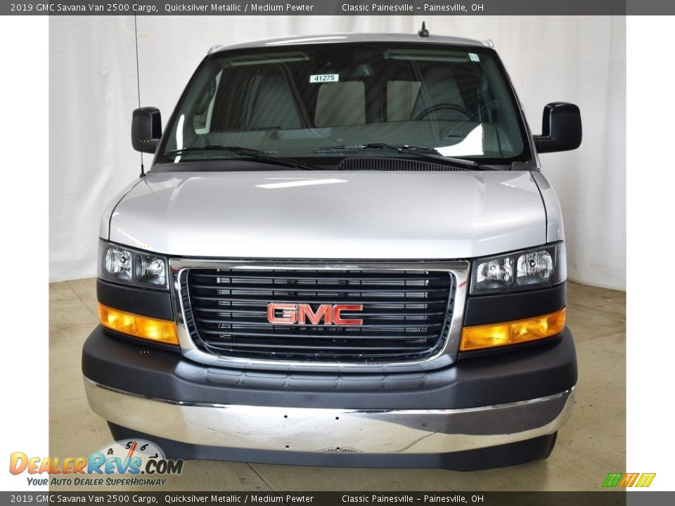 2019 GMC Savana Van 2500 Cargo Quicksilver Metallic / Medium Pewter Photo #4