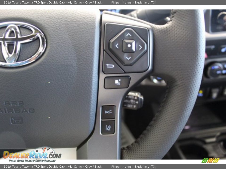 2019 Toyota Tacoma TRD Sport Double Cab 4x4 Cement Gray / Black Photo #16