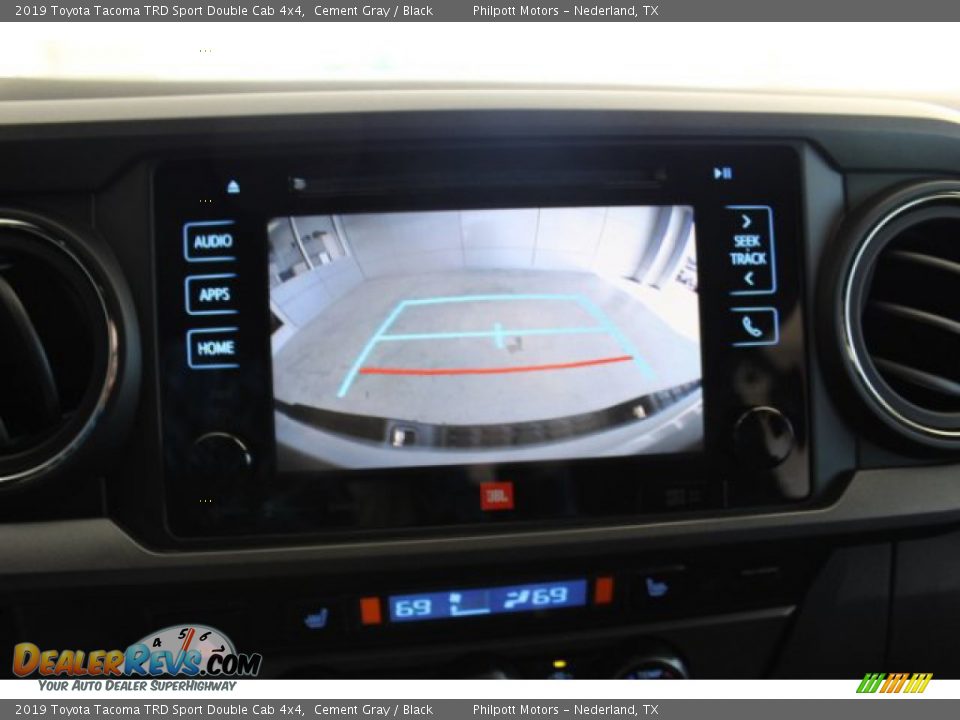 2019 Toyota Tacoma TRD Sport Double Cab 4x4 Cement Gray / Black Photo #17