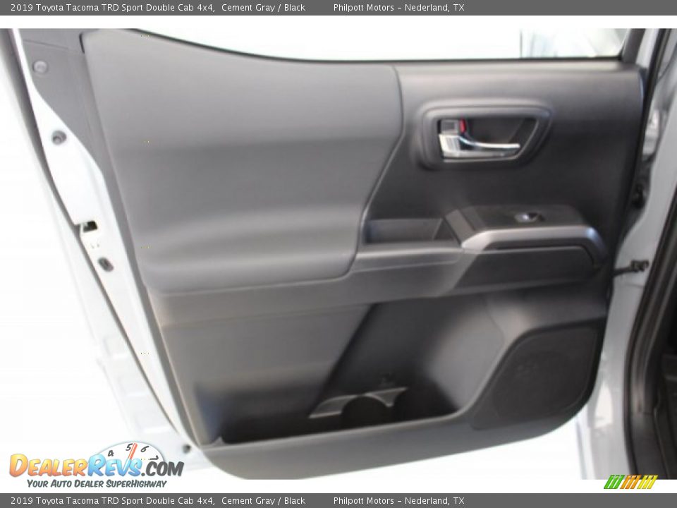 2019 Toyota Tacoma TRD Sport Double Cab 4x4 Cement Gray / Black Photo #19