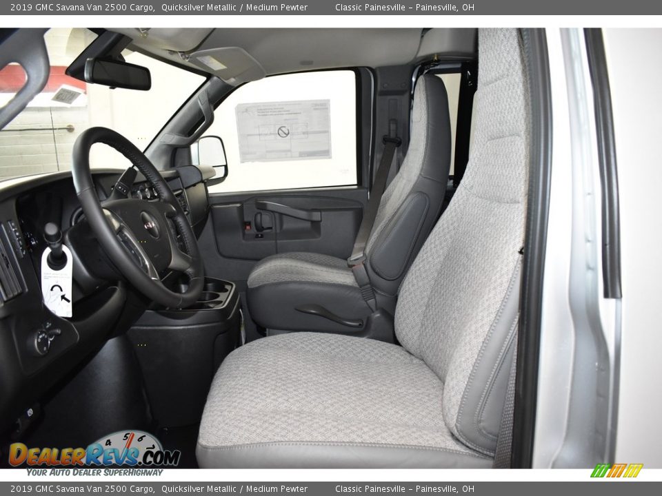 2019 GMC Savana Van 2500 Cargo Quicksilver Metallic / Medium Pewter Photo #6