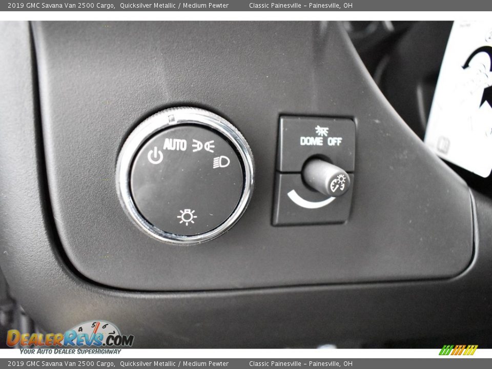 2019 GMC Savana Van 2500 Cargo Quicksilver Metallic / Medium Pewter Photo #9