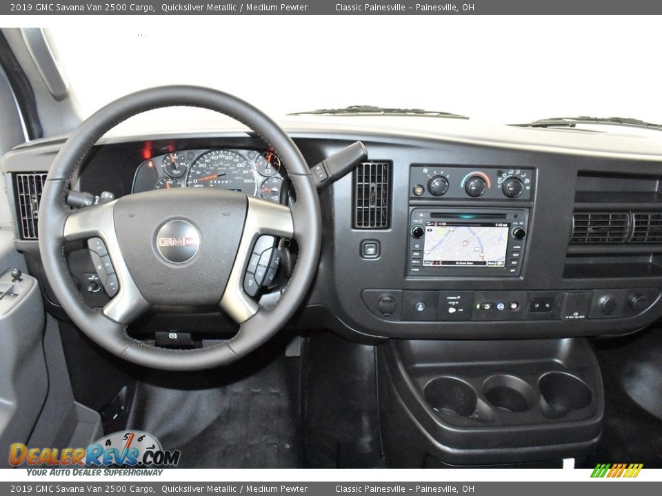 2019 GMC Savana Van 2500 Cargo Quicksilver Metallic / Medium Pewter Photo #10