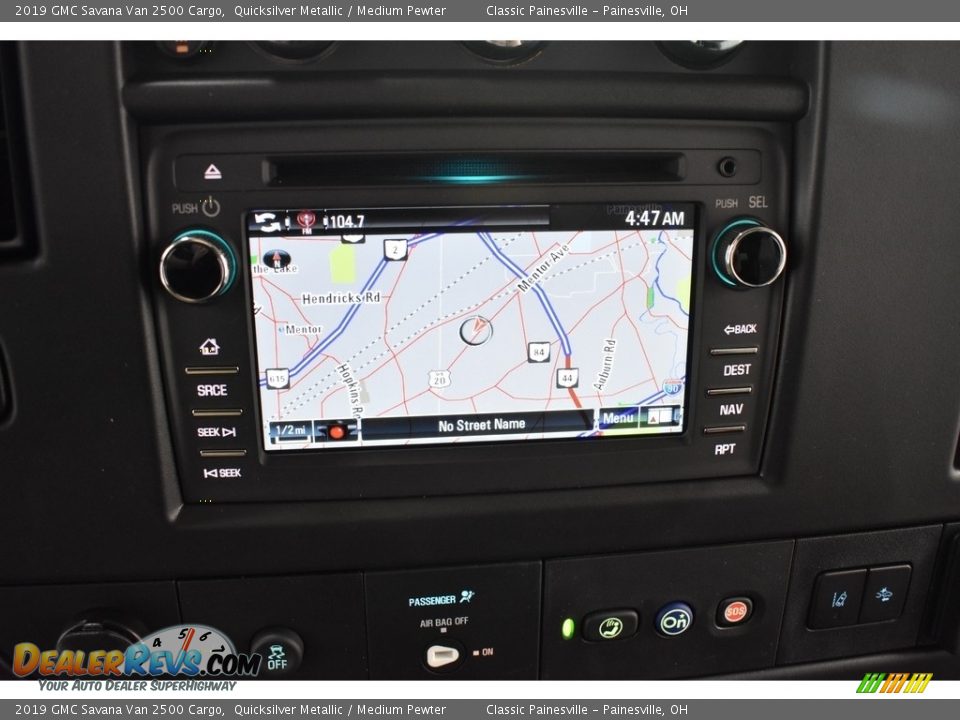 2019 GMC Savana Van 2500 Cargo Quicksilver Metallic / Medium Pewter Photo #11