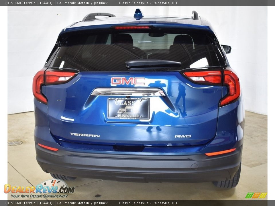 2019 GMC Terrain SLE AWD Blue Emerald Metallic / Jet Black Photo #3