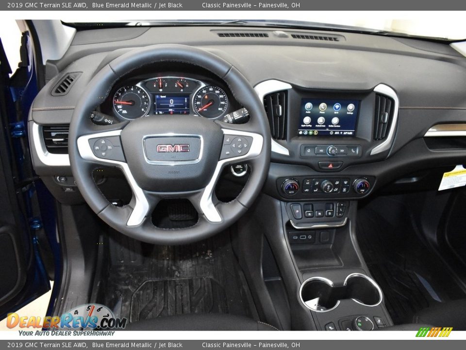 2019 GMC Terrain SLE AWD Blue Emerald Metallic / Jet Black Photo #9