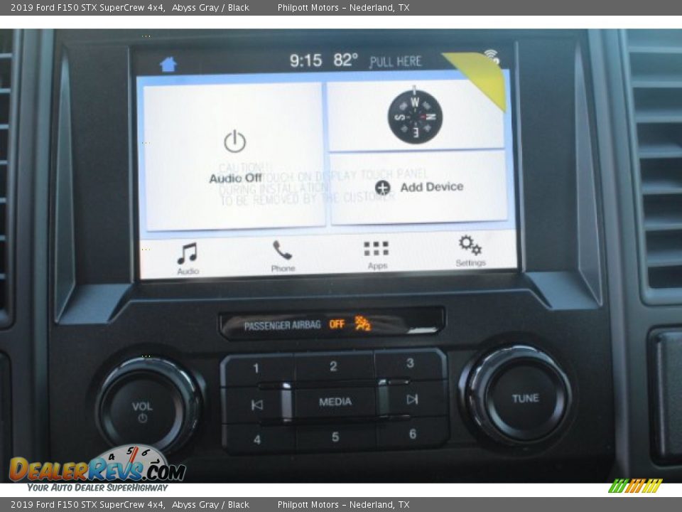 2019 Ford F150 STX SuperCrew 4x4 Abyss Gray / Black Photo #11