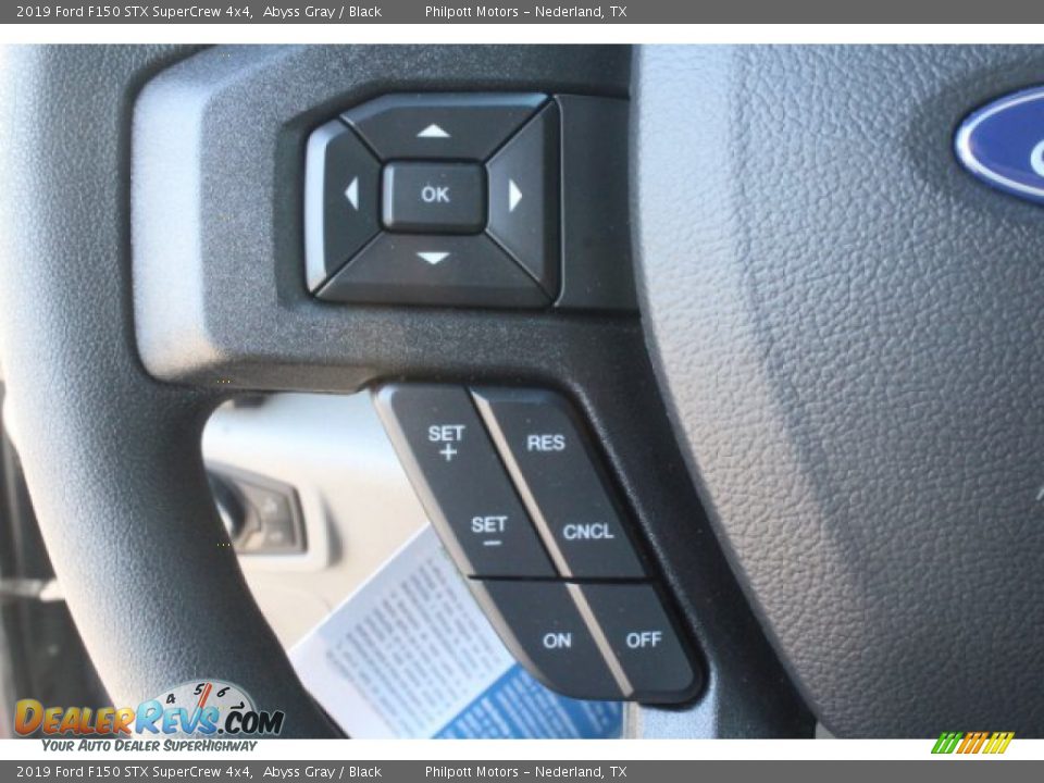 2019 Ford F150 STX SuperCrew 4x4 Abyss Gray / Black Photo #14