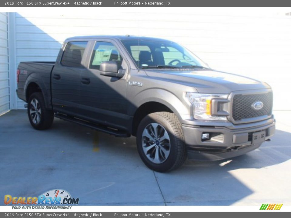 2019 Ford F150 STX SuperCrew 4x4 Magnetic / Black Photo #2