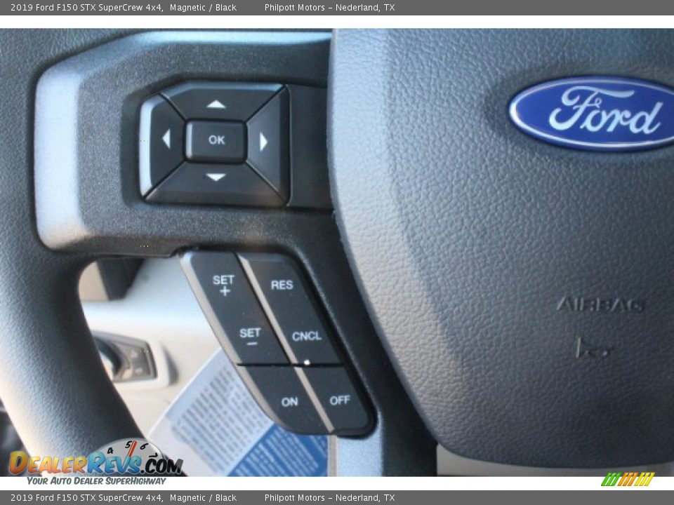 2019 Ford F150 STX SuperCrew 4x4 Magnetic / Black Photo #14