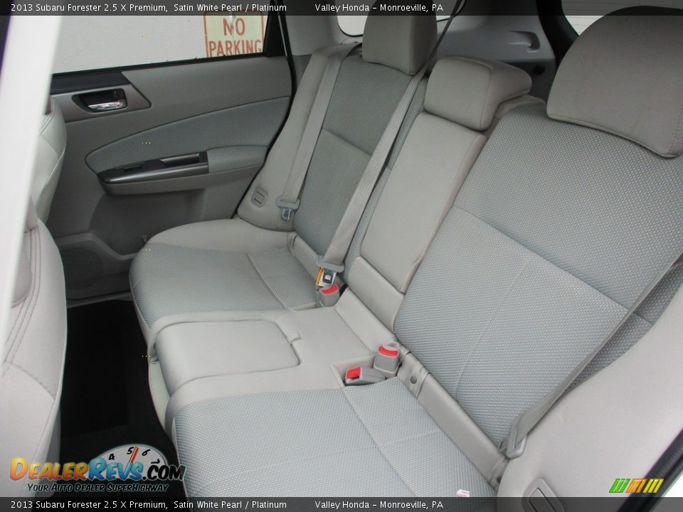 2013 Subaru Forester 2.5 X Premium Satin White Pearl / Platinum Photo #14