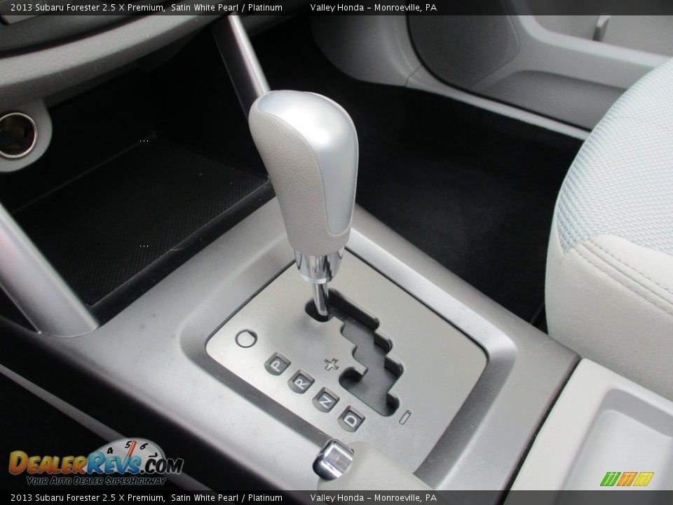 2013 Subaru Forester 2.5 X Premium Satin White Pearl / Platinum Photo #16
