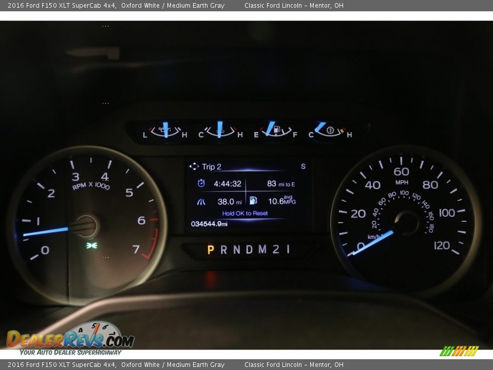 2016 Ford F150 XLT SuperCab 4x4 Oxford White / Medium Earth Gray Photo #9