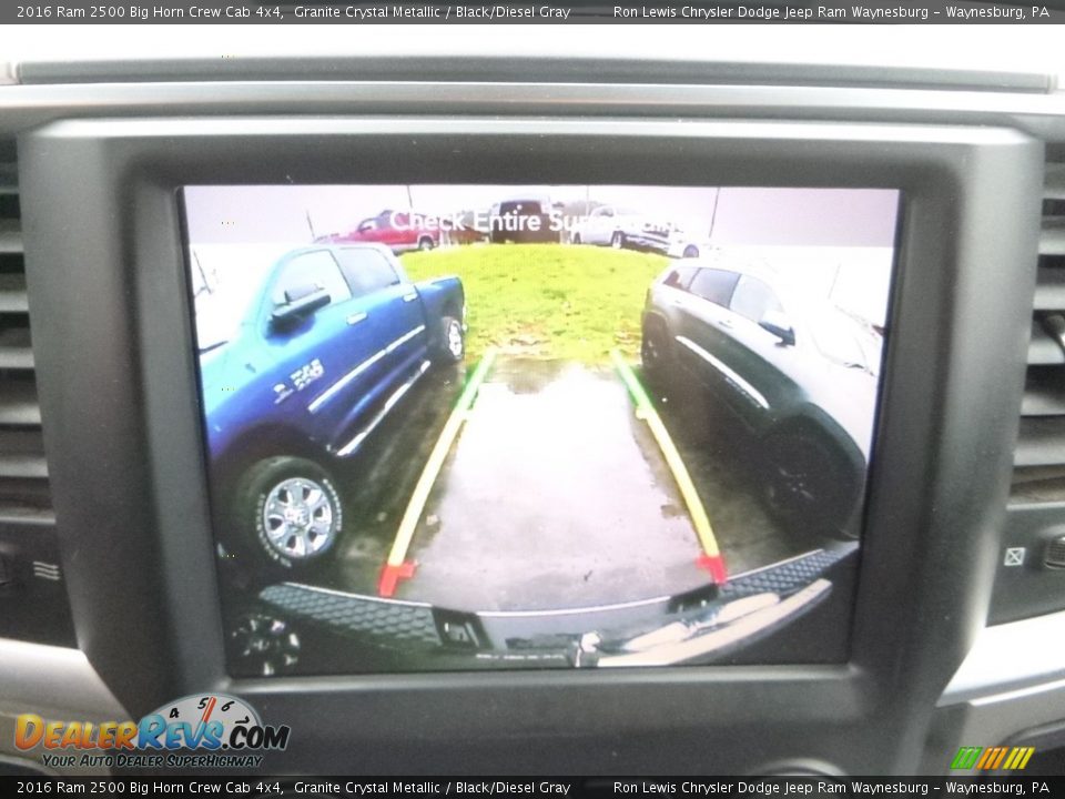 2016 Ram 2500 Big Horn Crew Cab 4x4 Granite Crystal Metallic / Black/Diesel Gray Photo #18