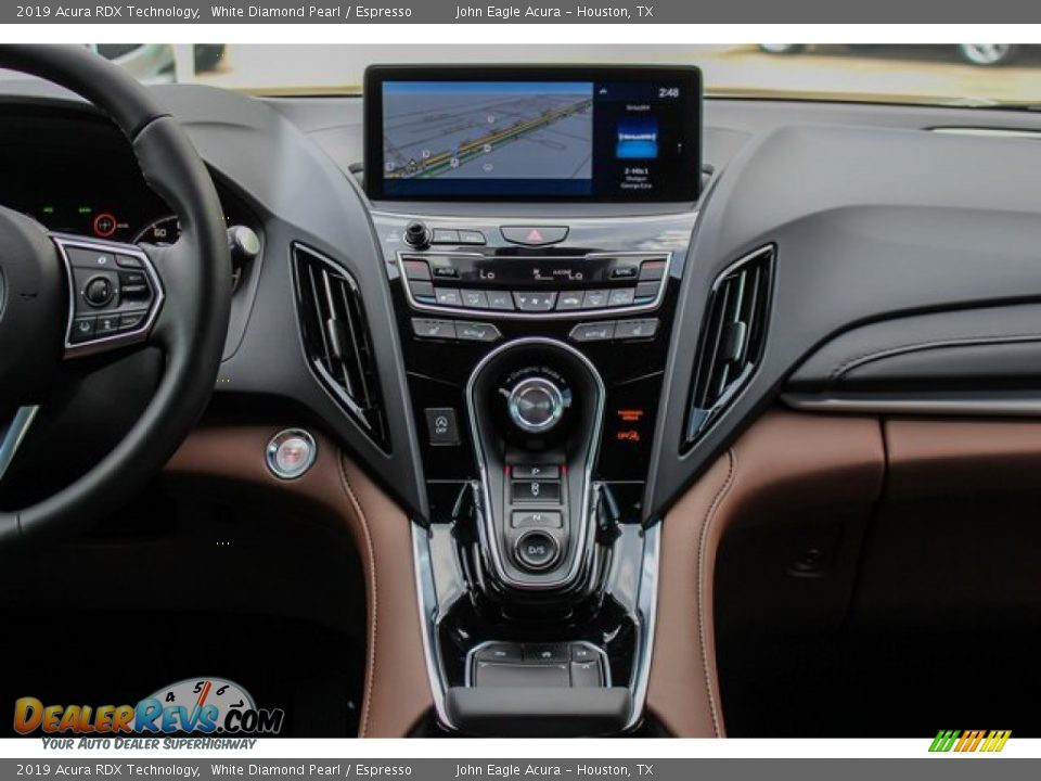 2019 Acura RDX Technology White Diamond Pearl / Espresso Photo #28