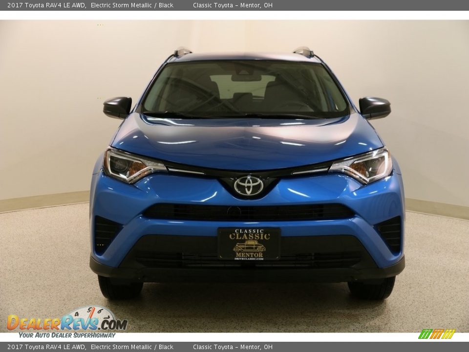 2017 Toyota RAV4 LE AWD Electric Storm Metallic / Black Photo #2