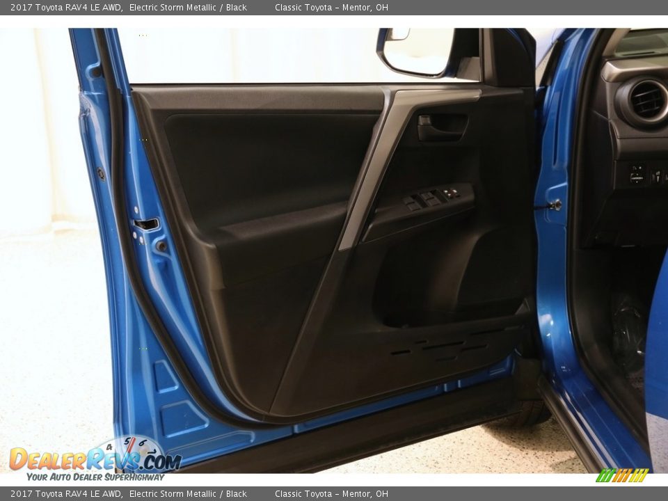 2017 Toyota RAV4 LE AWD Electric Storm Metallic / Black Photo #4