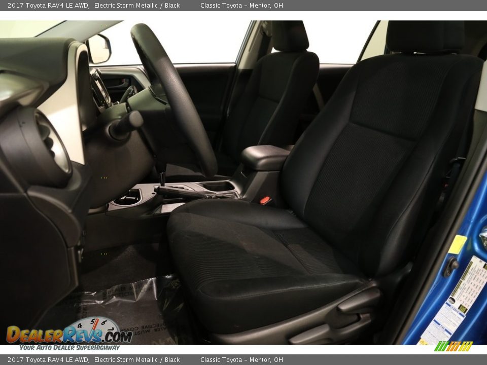 2017 Toyota RAV4 LE AWD Electric Storm Metallic / Black Photo #5