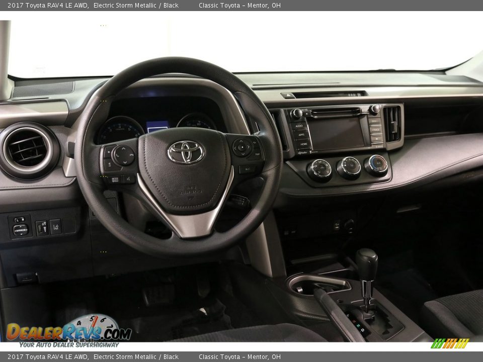 2017 Toyota RAV4 LE AWD Electric Storm Metallic / Black Photo #6