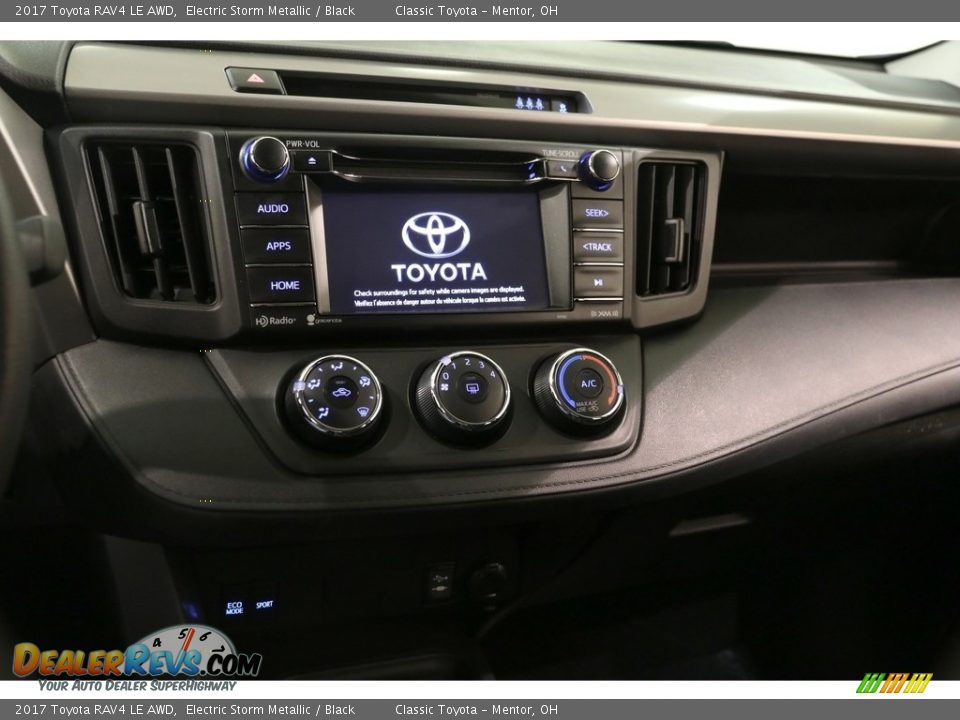 2017 Toyota RAV4 LE AWD Electric Storm Metallic / Black Photo #9