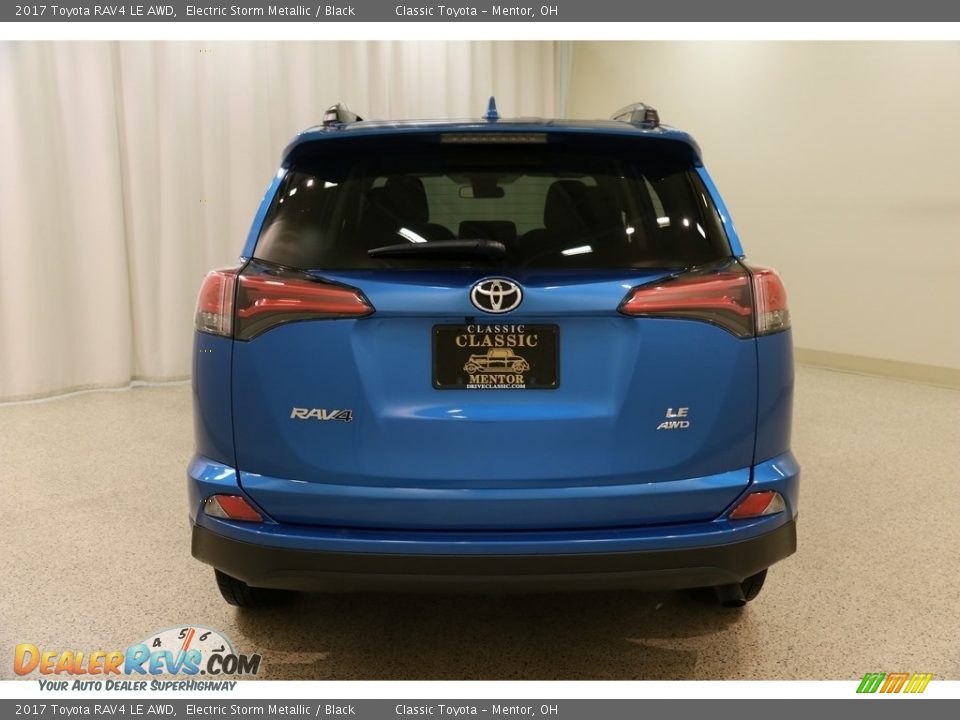 2017 Toyota RAV4 LE AWD Electric Storm Metallic / Black Photo #17