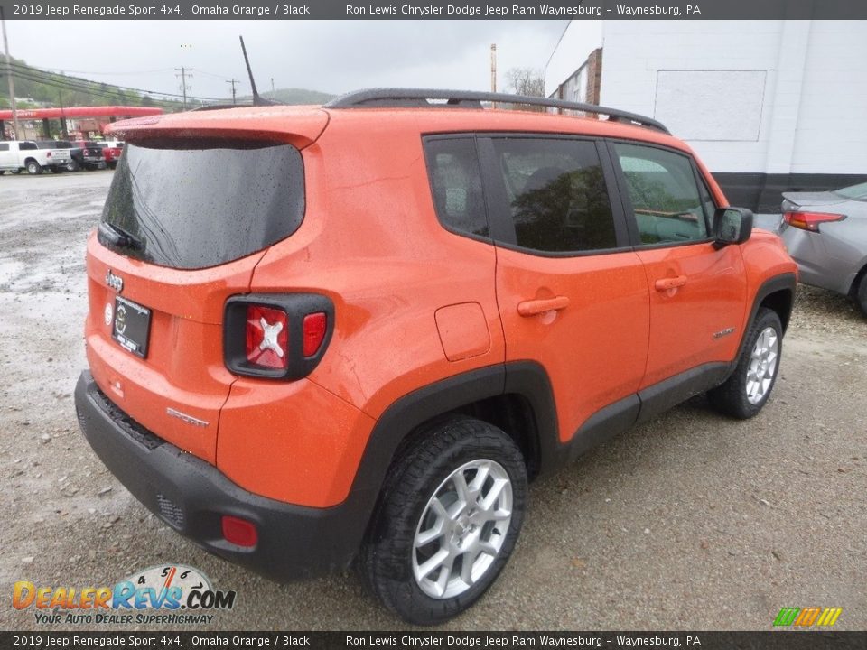 2019 Jeep Renegade Sport 4x4 Omaha Orange / Black Photo #5