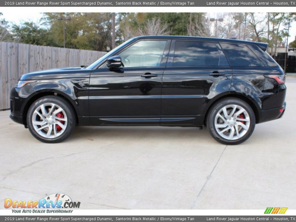 Santorini Black Metallic 2019 Land Rover Range Rover Sport Supercharged Dynamic Photo #5
