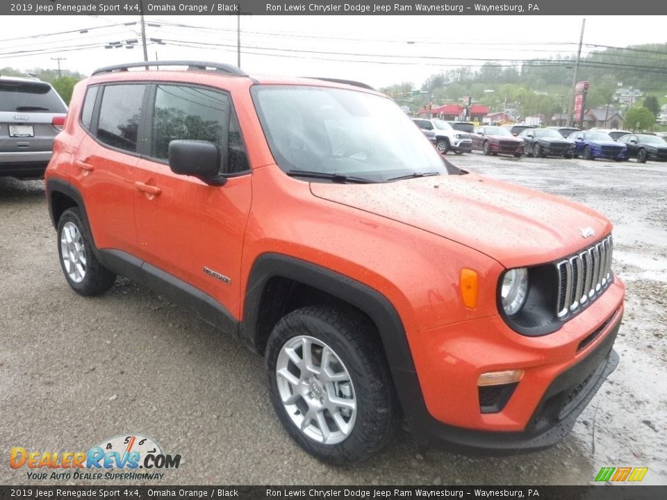 Omaha Orange 2019 Jeep Renegade Sport 4x4 Photo #7