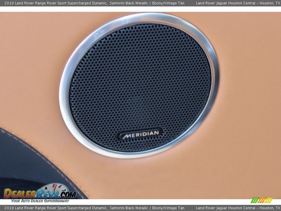 2019 Land Rover Range Rover Sport Supercharged Dynamic Santorini Black Metallic / Ebony/Vintage Tan Photo #14