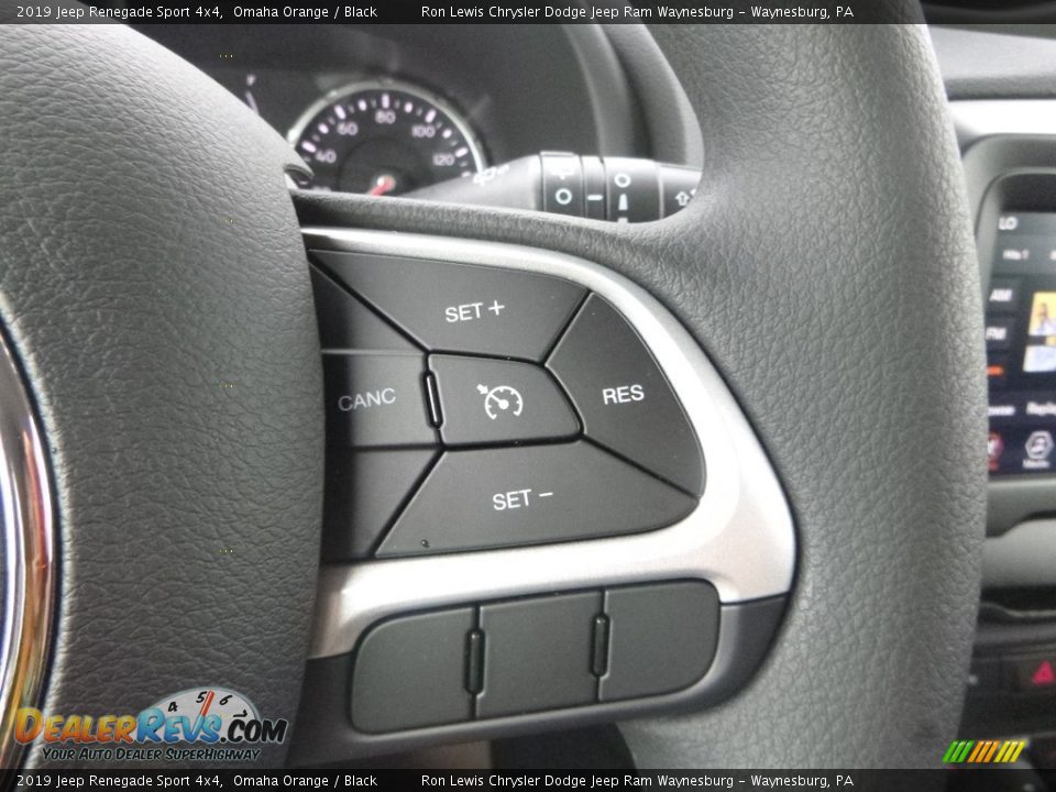 2019 Jeep Renegade Sport 4x4 Omaha Orange / Black Photo #17