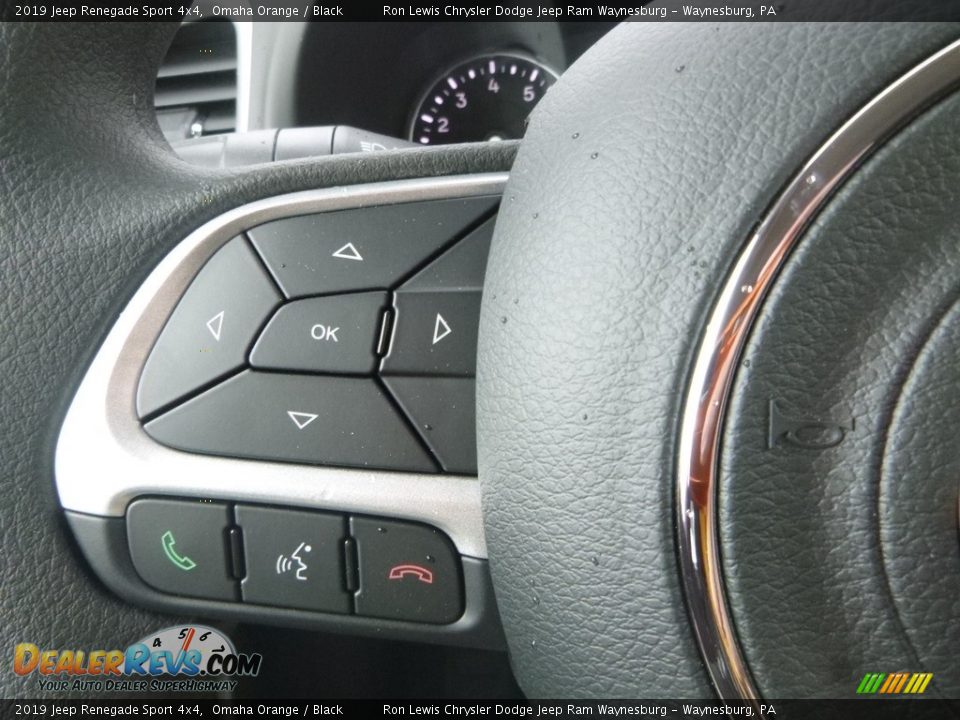 2019 Jeep Renegade Sport 4x4 Omaha Orange / Black Photo #18