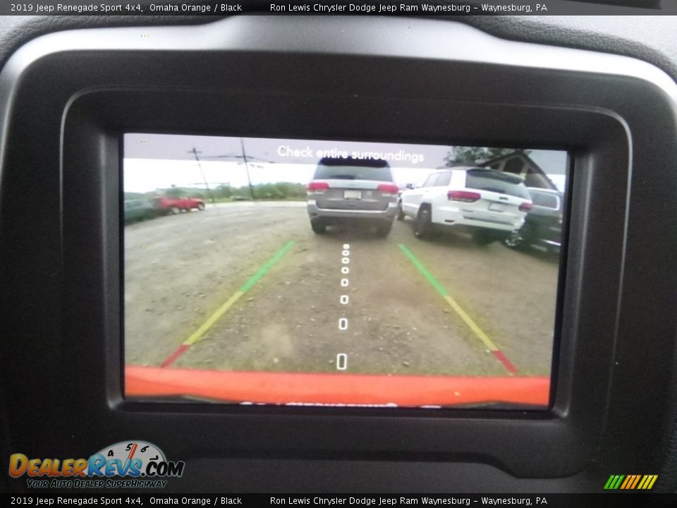 2019 Jeep Renegade Sport 4x4 Omaha Orange / Black Photo #19