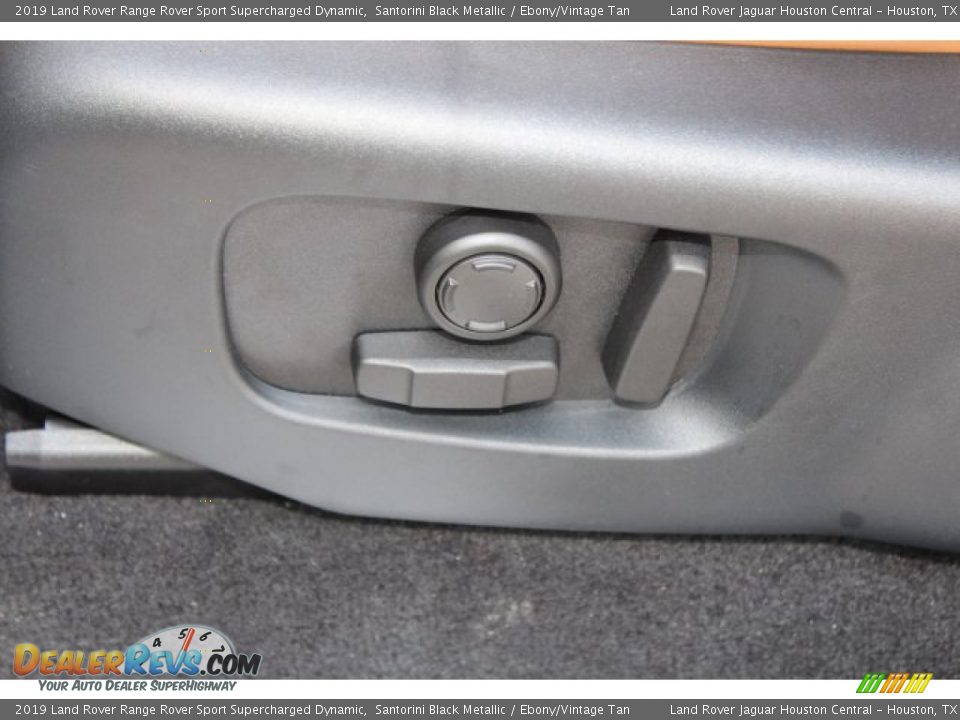 2019 Land Rover Range Rover Sport Supercharged Dynamic Santorini Black Metallic / Ebony/Vintage Tan Photo #16