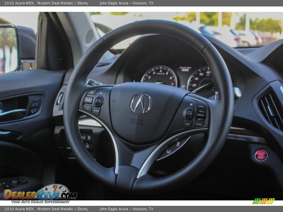 2019 Acura MDX Modern Steel Metallic / Ebony Photo #28