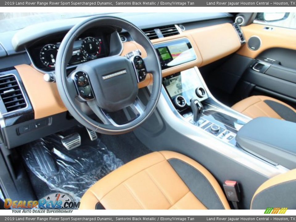Ebony/Vintage Tan Interior - 2019 Land Rover Range Rover Sport Supercharged Dynamic Photo #18