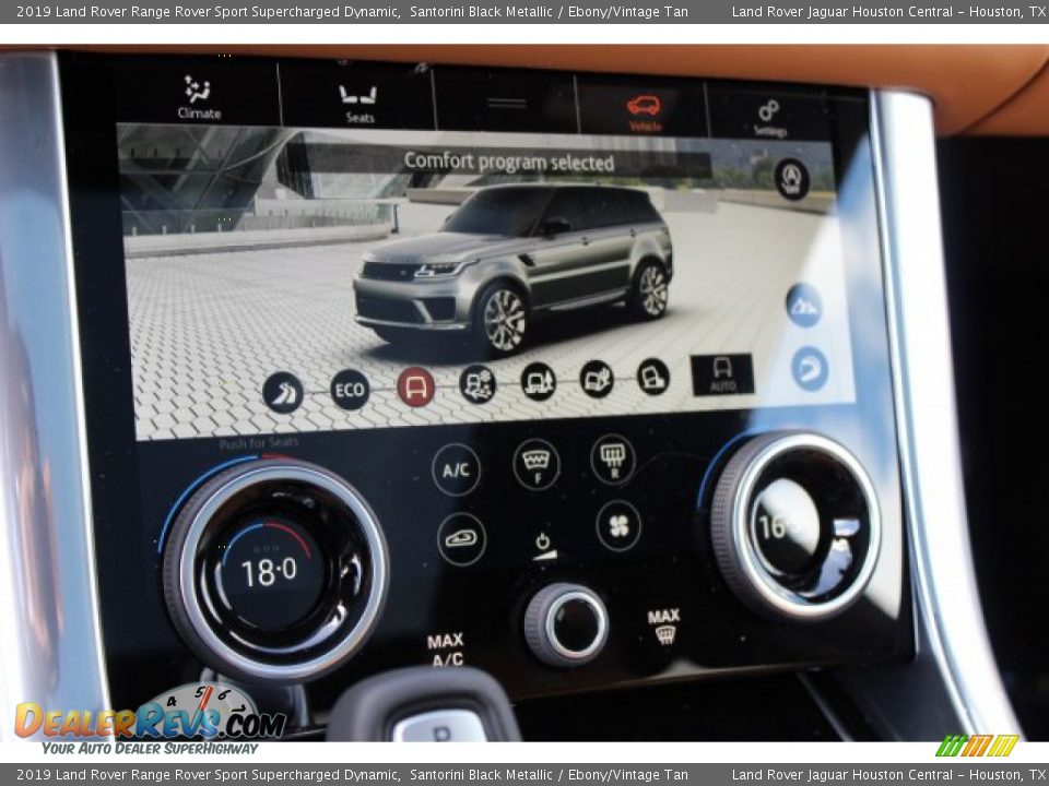 Controls of 2019 Land Rover Range Rover Sport Supercharged Dynamic Photo #21