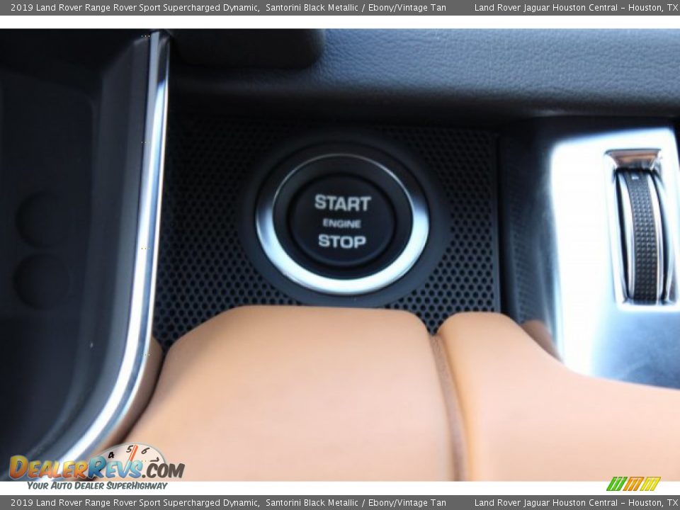 2019 Land Rover Range Rover Sport Supercharged Dynamic Santorini Black Metallic / Ebony/Vintage Tan Photo #24