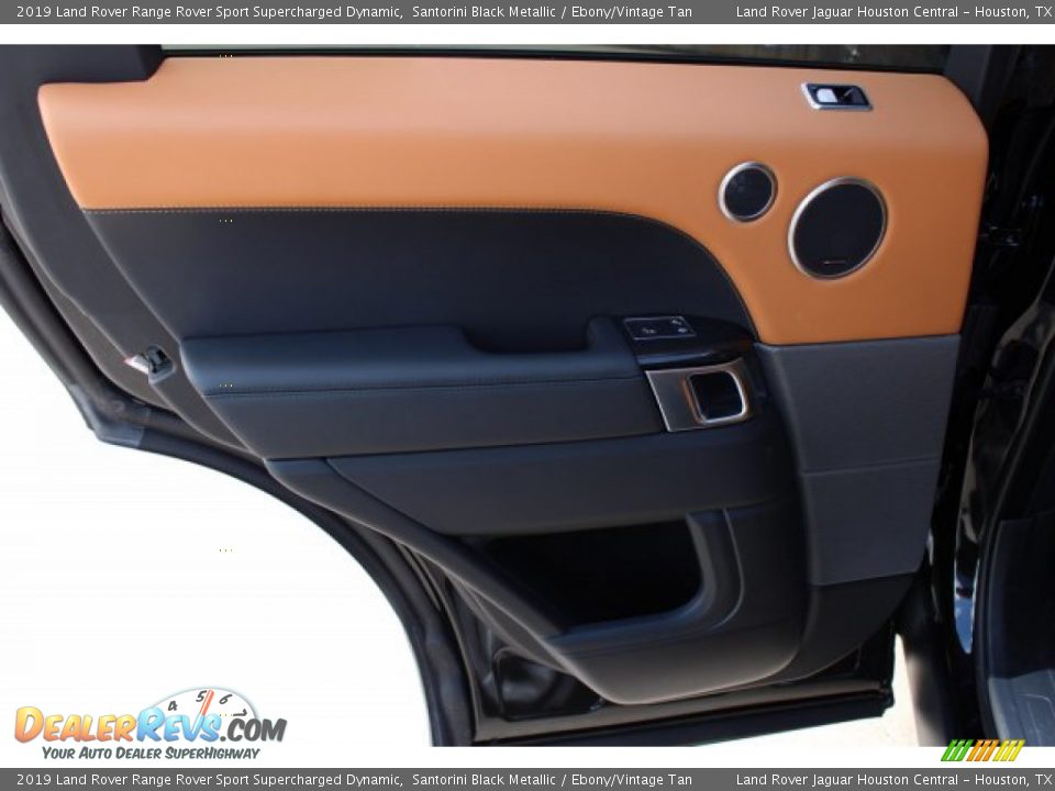 2019 Land Rover Range Rover Sport Supercharged Dynamic Santorini Black Metallic / Ebony/Vintage Tan Photo #26