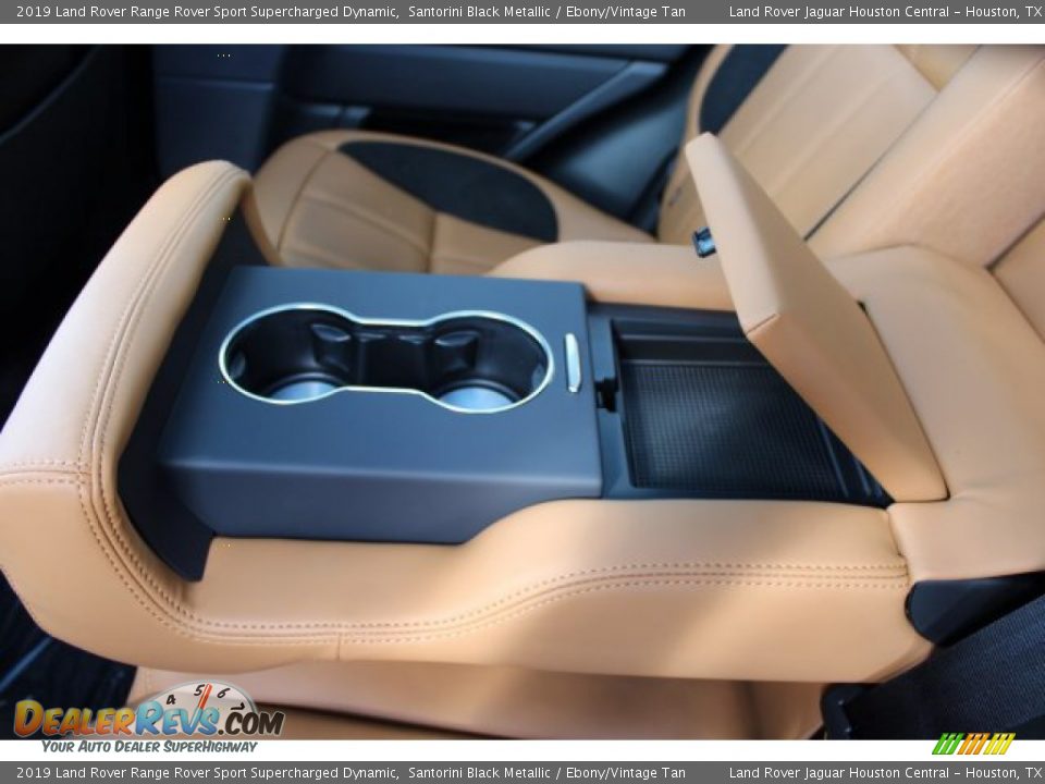 2019 Land Rover Range Rover Sport Supercharged Dynamic Santorini Black Metallic / Ebony/Vintage Tan Photo #28