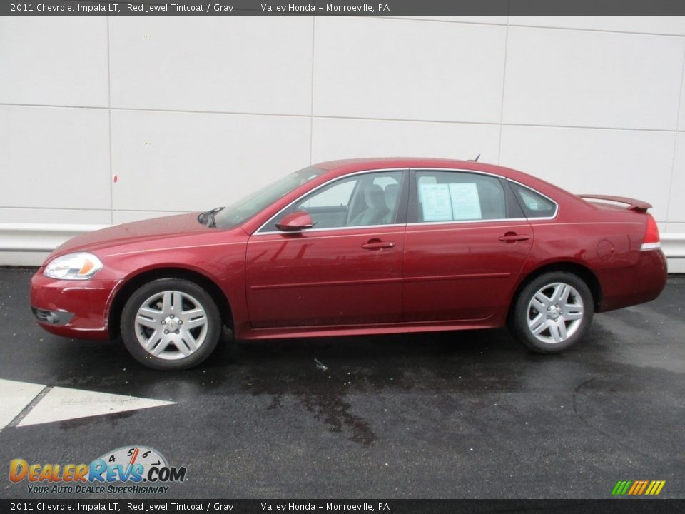 2011 Chevrolet Impala LT Red Jewel Tintcoat / Gray Photo #2