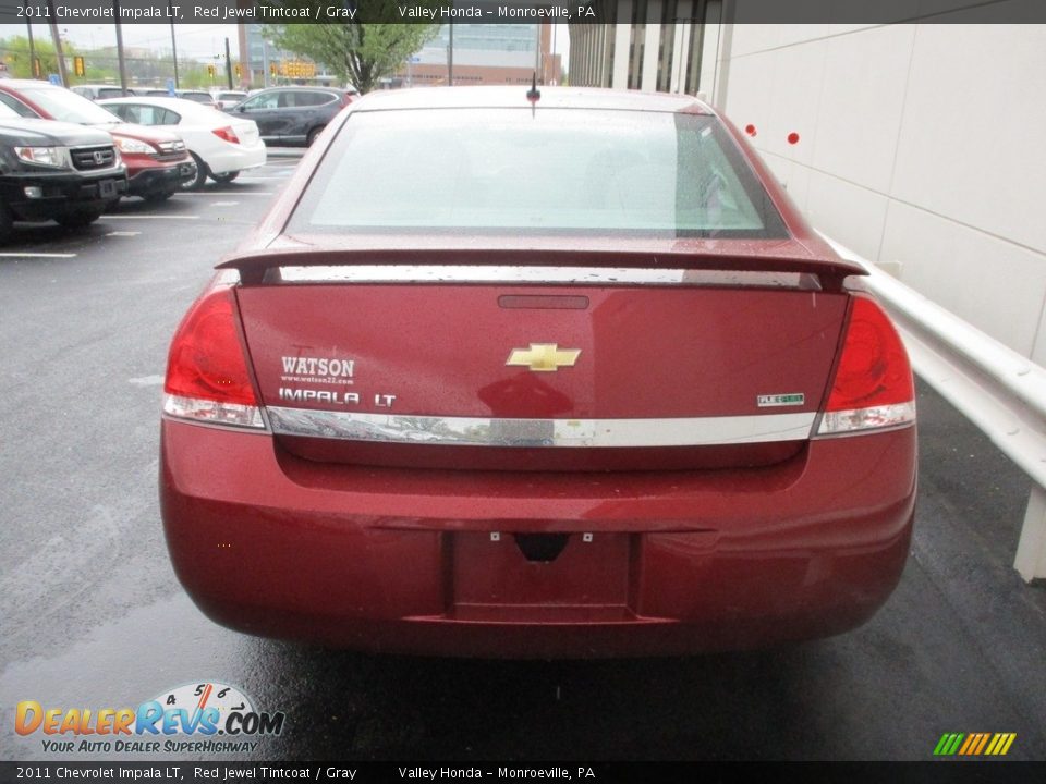 2011 Chevrolet Impala LT Red Jewel Tintcoat / Gray Photo #4