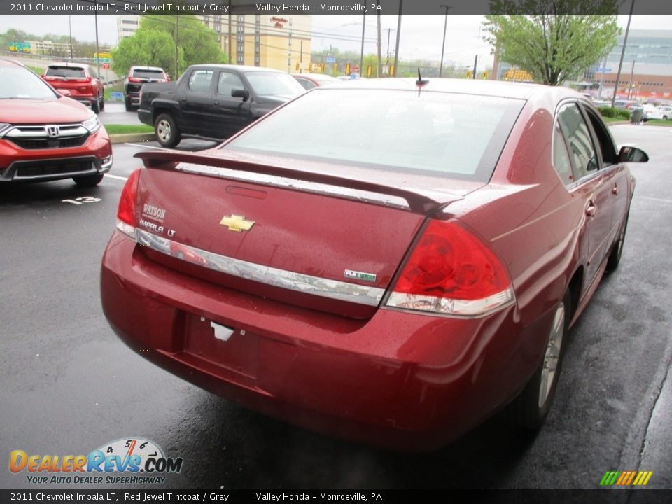 2011 Chevrolet Impala LT Red Jewel Tintcoat / Gray Photo #5
