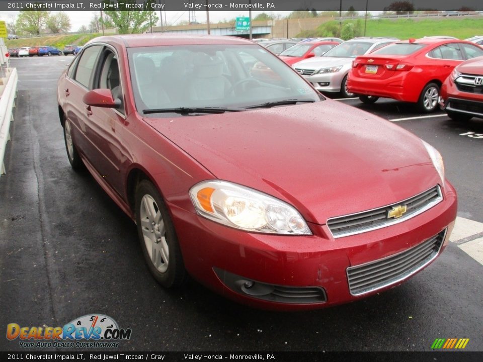 2011 Chevrolet Impala LT Red Jewel Tintcoat / Gray Photo #6